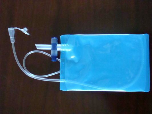 ตะขอคู่ทนต่อแรงกระแทก Needleless Hanging Iv Bag